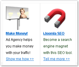 Joomla Advertising Formats